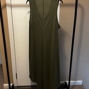 Plus Solid Tank Dress

Army Green-2XL